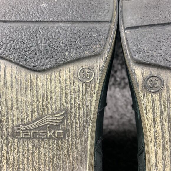 Dansko Boots Womens Tivoli Michelle Ankle Braided Black Nubuck US 5.5-6 EUR 36 - Picture 8 of 8